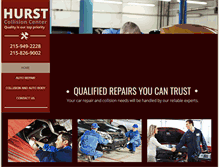 Tablet Screenshot of hurstautomotive.com